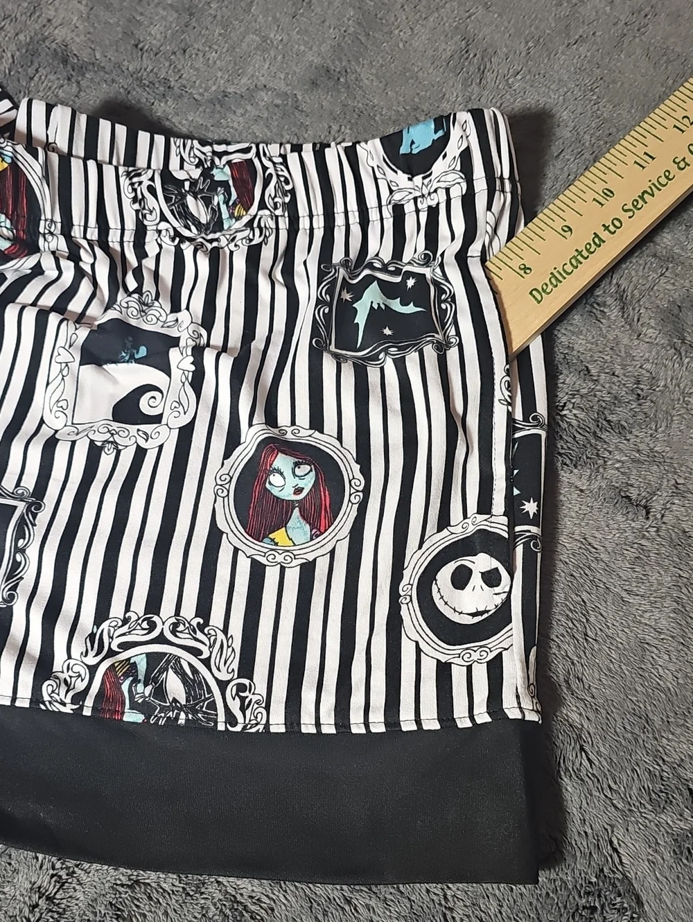 Disney pinstripe nightmare